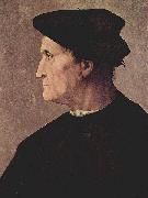 Jacopo Pontormo Profilportrat eines Mannes Spain oil painting artist